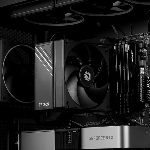 Кулер для процессора ID-Cooling 120мм 78.25 CFM, 29.85 дБА FROZN_A410_BLACK