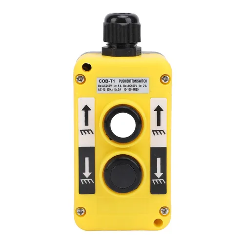 Электрический кнопочный выключатель для крана, водонепроницаемый, IP68, 250 В, PC-материал