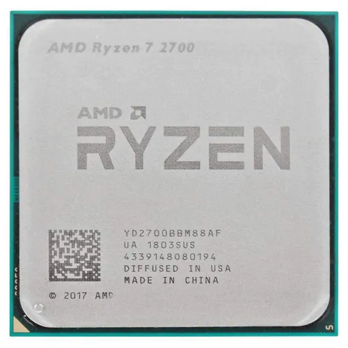 AM4 процессор AMD Ryzen 7 2700 (YD2700BBM88AF) 3,2-4,1ГГц, 8 / 16, 65Вт