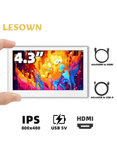 4.3" Монитор P43CW, белый