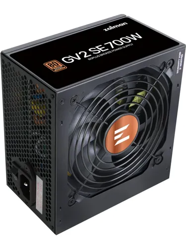Zalman ZM700-GV2SE Блок питания 700 Вт, 80 PLUS BRONZE, 120 мм, немодульный, черный