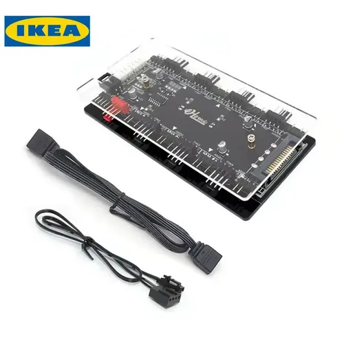 RGB-преобразователь 12 В, добавляющий RGB в 5 В, ARGB Transfer Hub, Управление вентилятором 4PWM