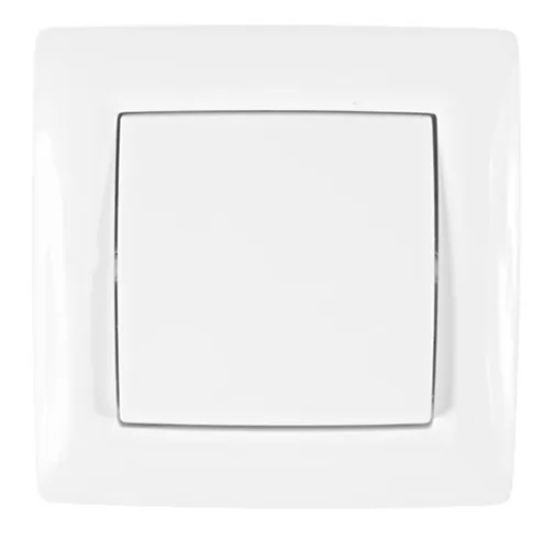 Выключатель встраиваемый 1 клавиша, цвет белый