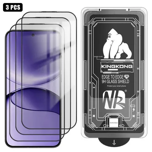 Подходит для Redmi Turbo 4 Pro Набор из 3 штук Мгновенно устанавливаемый пылезащитный экран с 3D-изо