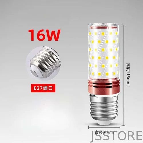 Лампочка, Цоколь:E27, 16 Вт, Светодиодная, 1 шт.