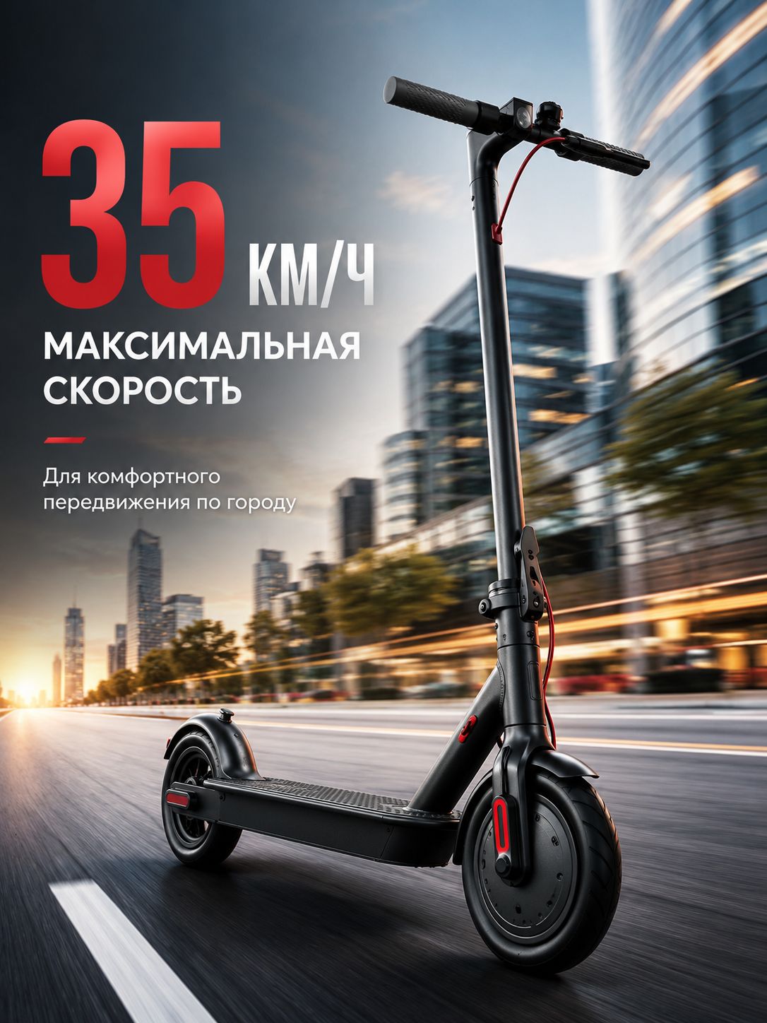Электросамокат samokatsmall, черный