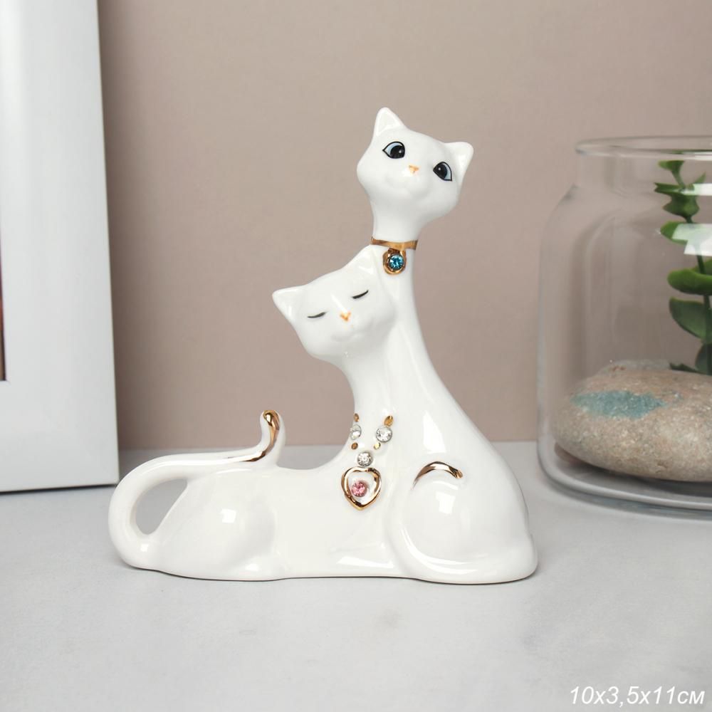Статуэтка Кошечки, фарфор, 11 см