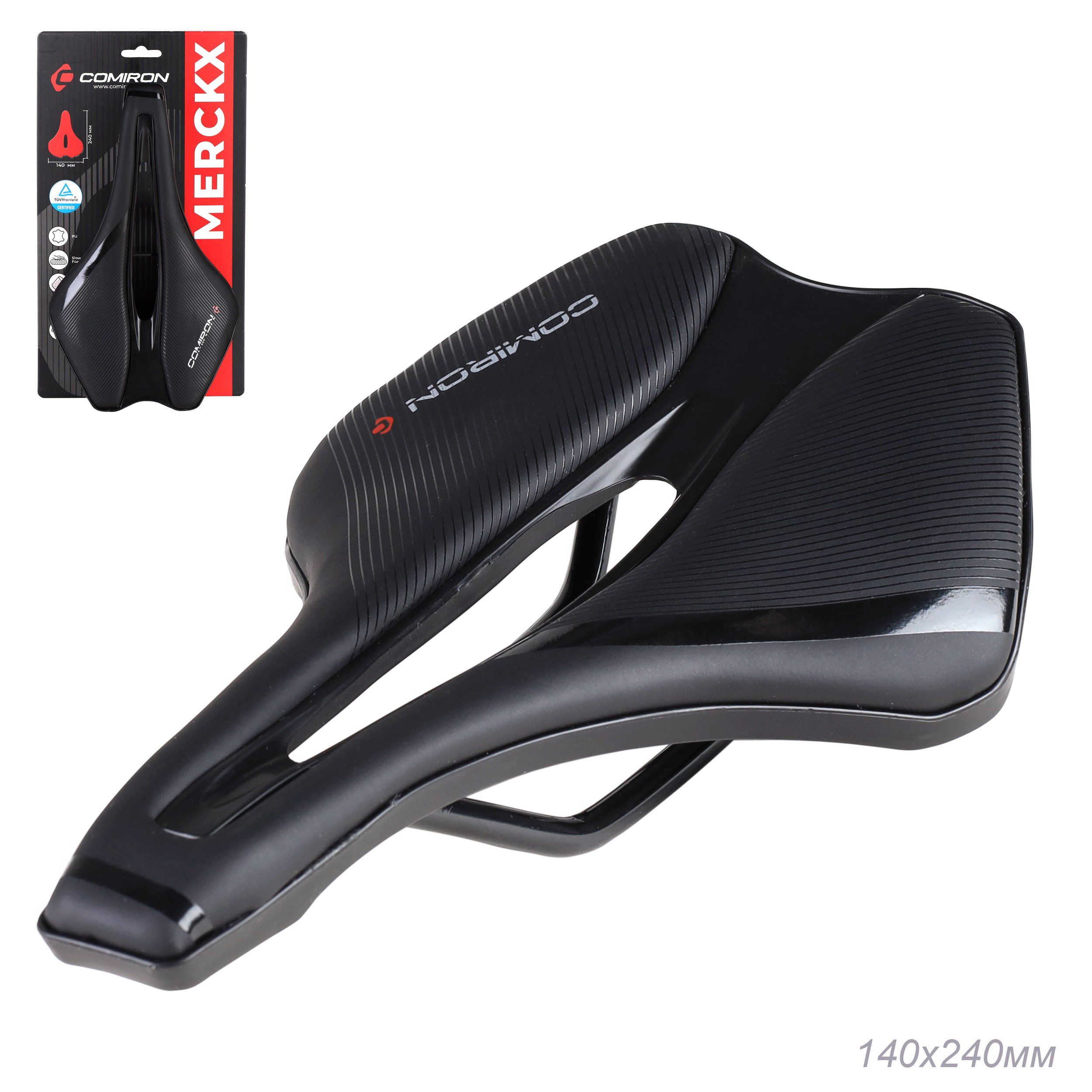 Седло велосипедное MTB хромолевое COMIRON MERCKX CM-01 240X140 мм Седло велосипедное MTB хромолевое COMIRON MERCKX CM-01 240X140 мм