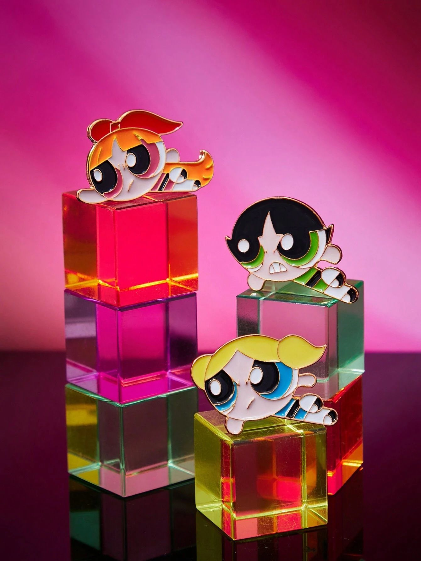 Набор Памятных Брошей THE POWERPUFF GIRLS - 3 шт.