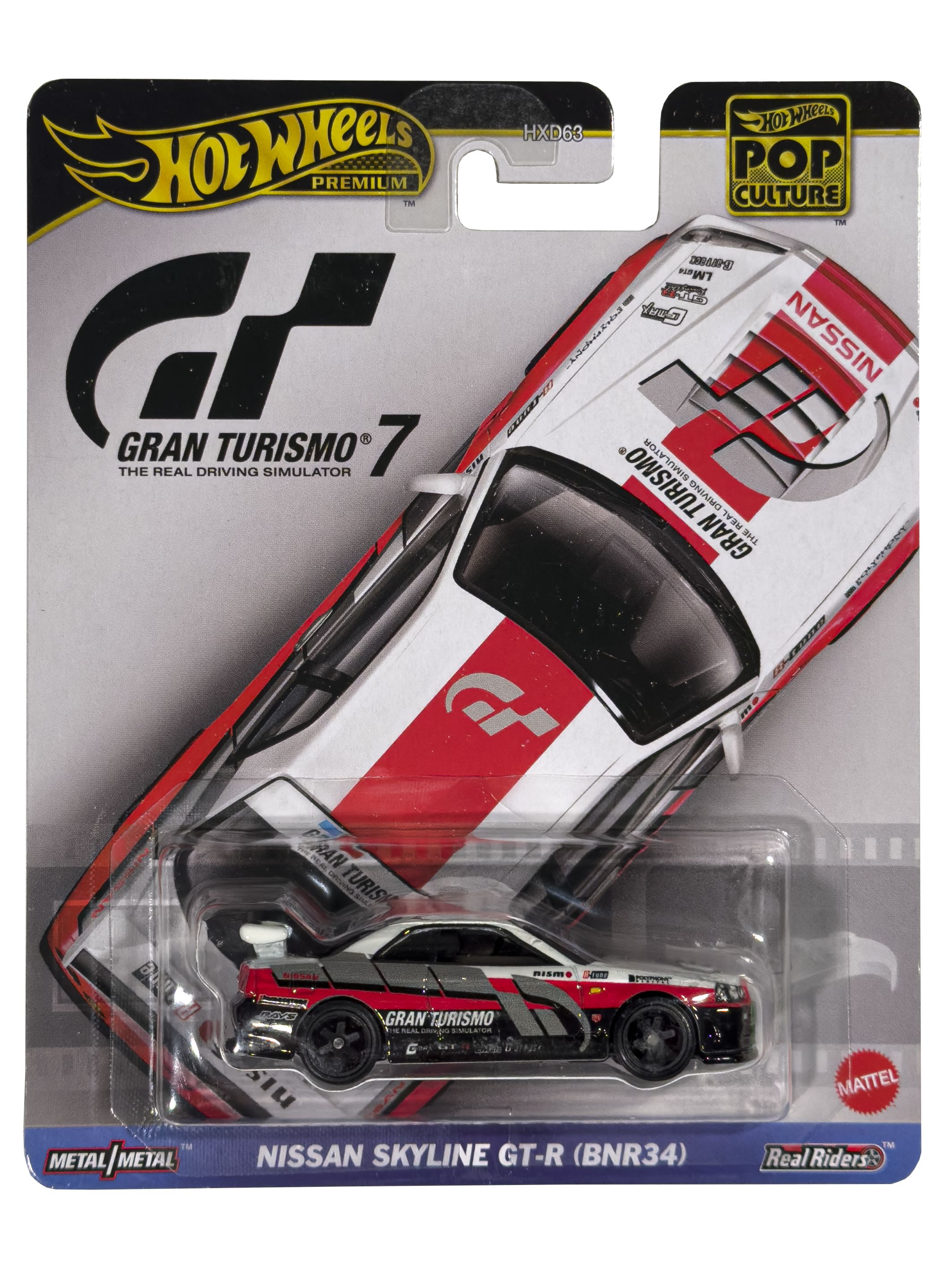 Машинка Hot Wheels Premium Nissan Skyline GT-R (BNR34) купить на