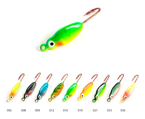 Блесна зим. Akara Ice Lures рыбка с кр. IL001-2 2гр. 009
