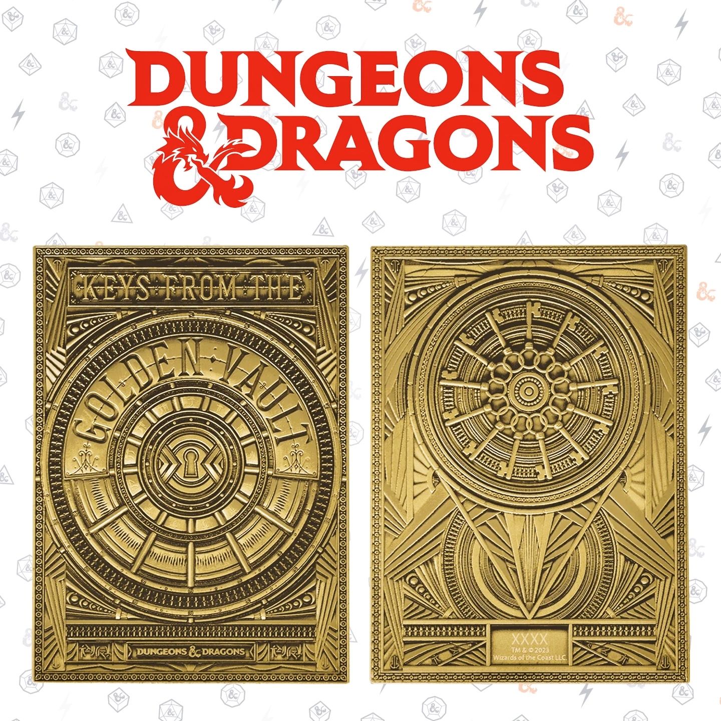 Dungeons & Dragons Премиум-ингот Keys From The Golden Vault в коллекционной упаковке