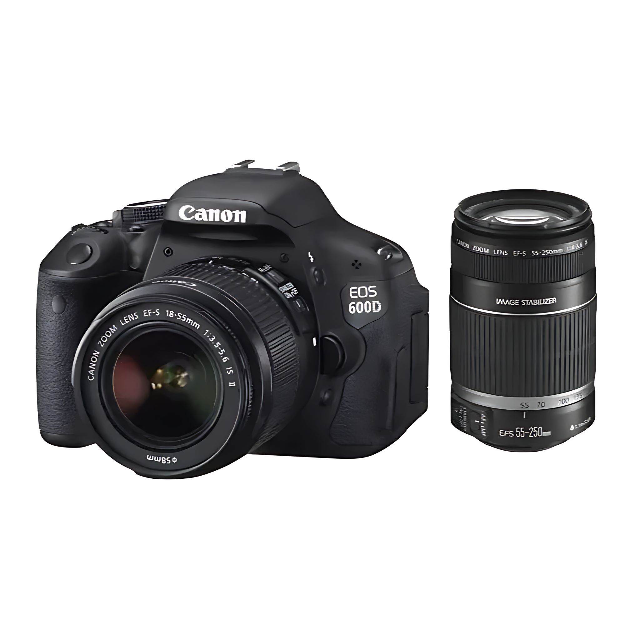 фотоаппарат Canon EOS 600D (18-55 IS & 55-250 IS) купить на OZON