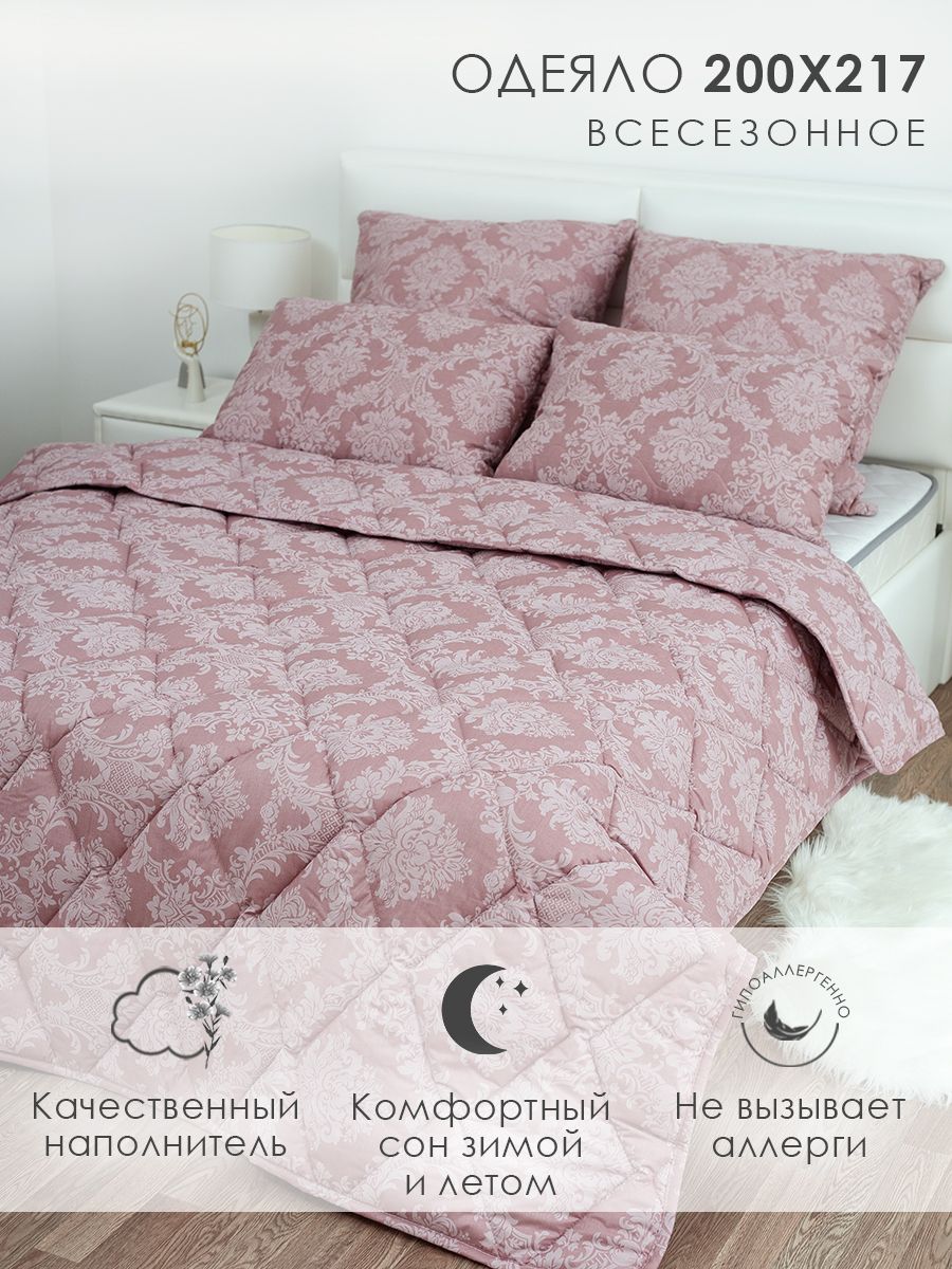 Одеяло200x220евровсесезонноеПремиумЛайтMILANIKAЛён