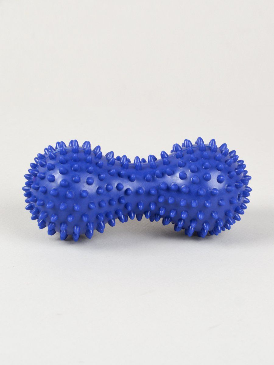 Мячик массажный Woohooo Spiny 15х6,8 см, голубой Мячик массажный Woohooo Spiny 15х6,8 см, голубой