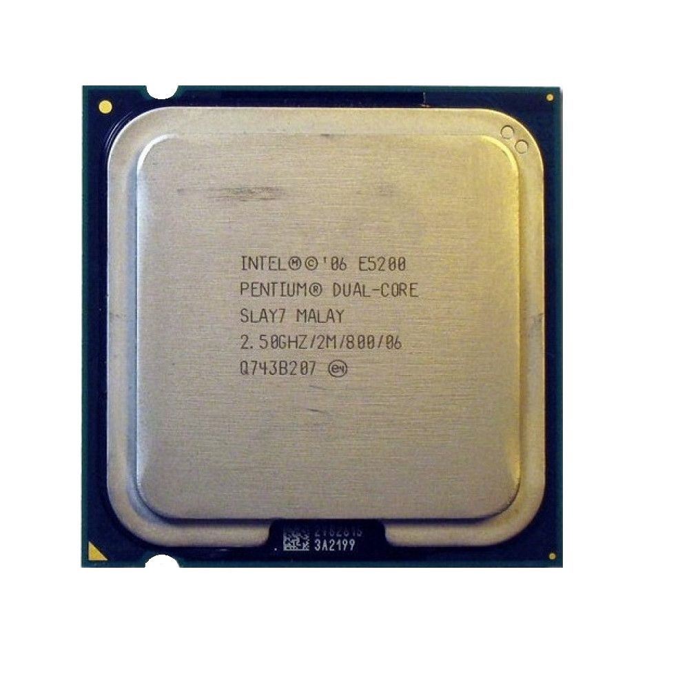Processeur Intel Pentium Dual-Core E5200 2.50GHz - Socket LGA775, 2 Mo De Cache, Occasion Fonctionnel