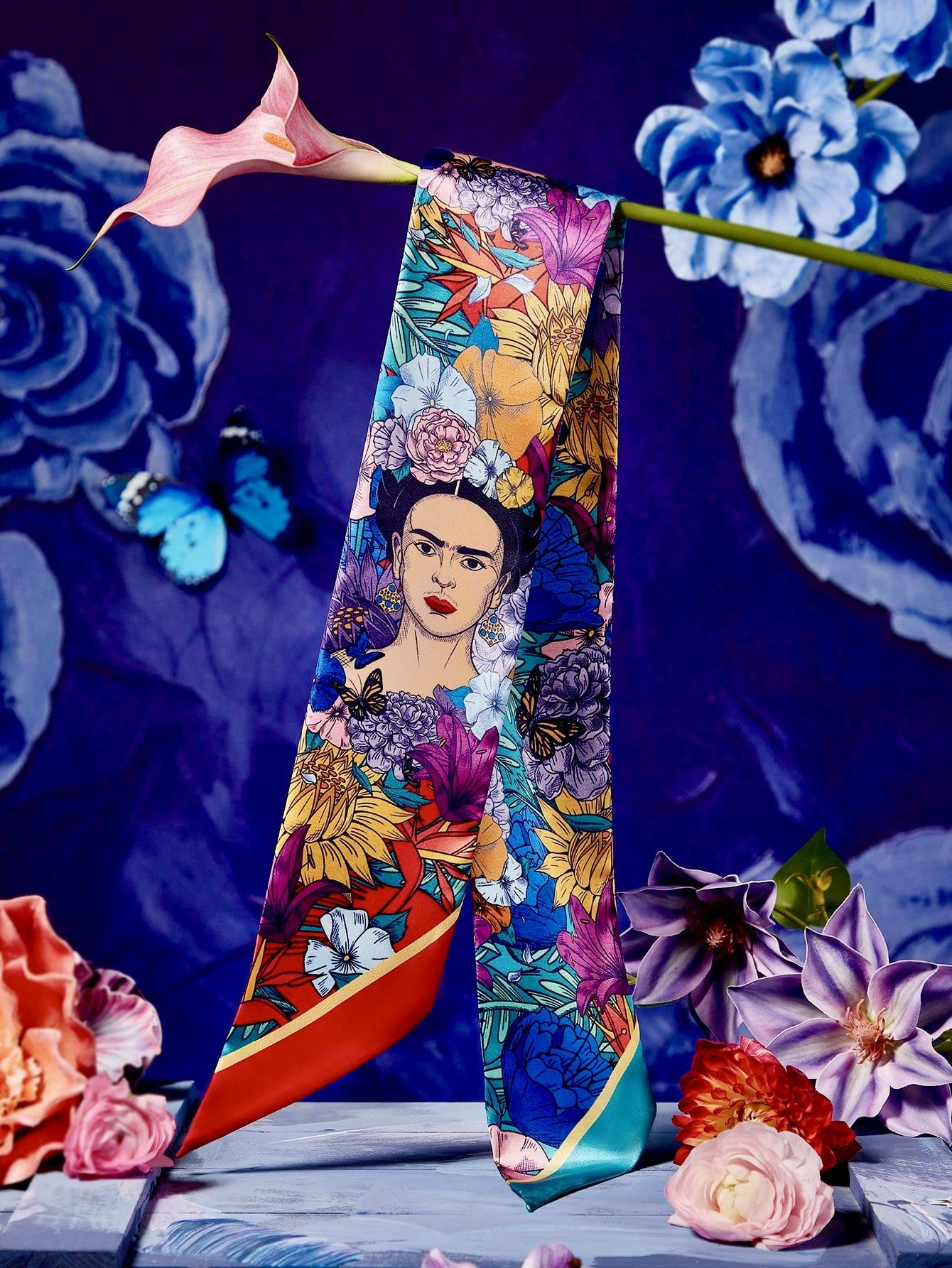 Фрида Кало / Frida Kahlo Повязка для волос с Фридой Кало арт-аксессуар с характером