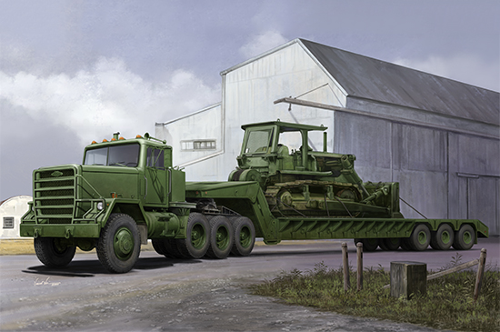 Trumpeter010781/35ПрицепM920,буксирующийполуприцепM870A1