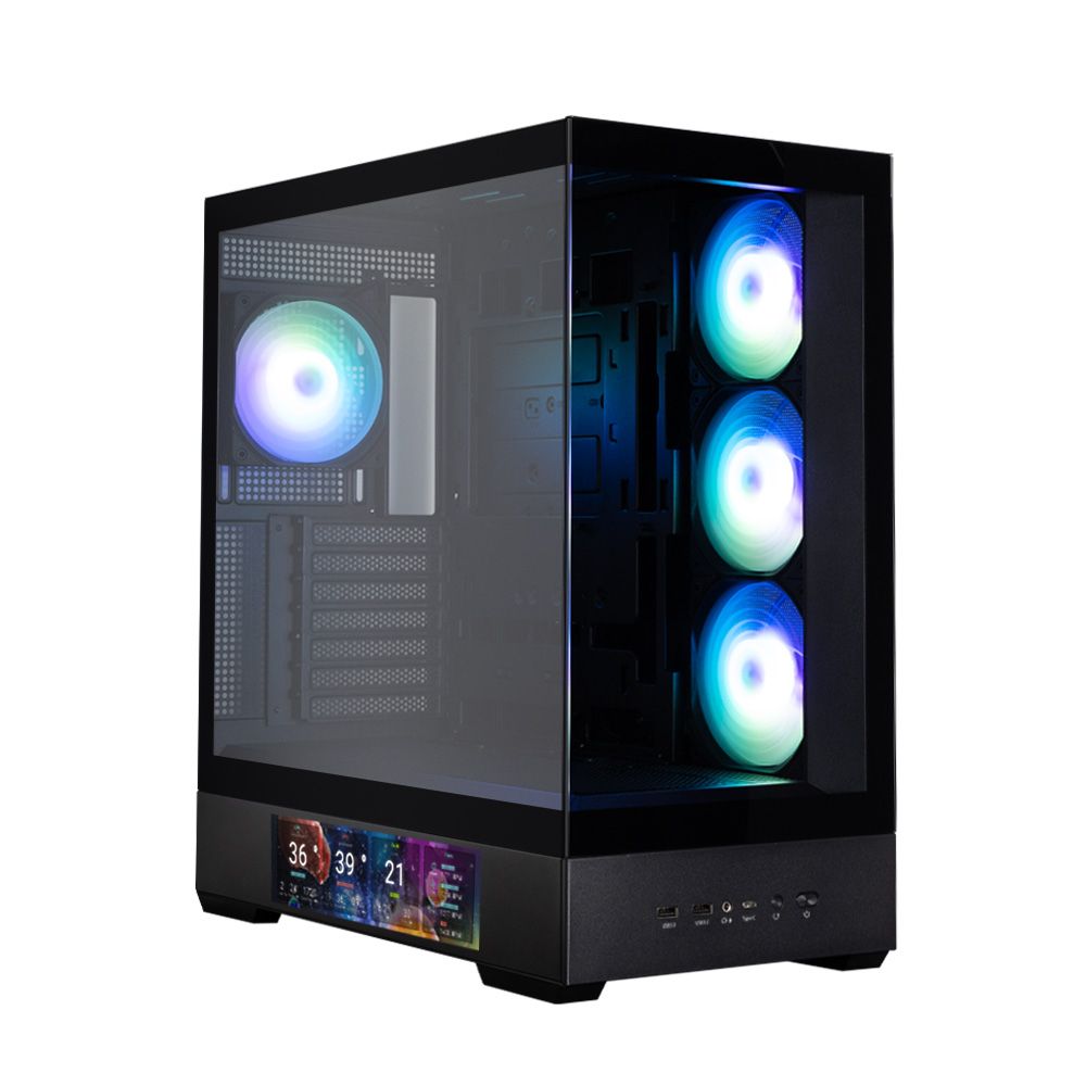 КорпусдляПКZalmanP40DS,MiddleTower,ATX,Черный(P40DSBlack)