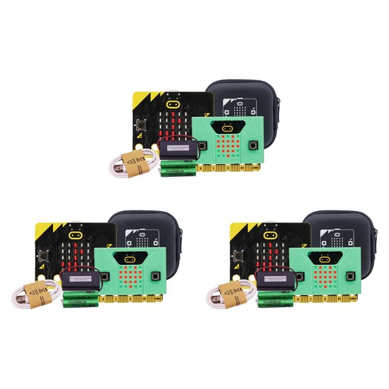 【new】bbc microbit v2 development board educational... 3X Microbit V2 Development Board Образовательный Программируемый ...