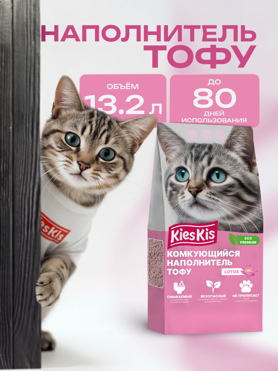 Наполнительдлякошачьеготуалетакомкующийсятофулотос