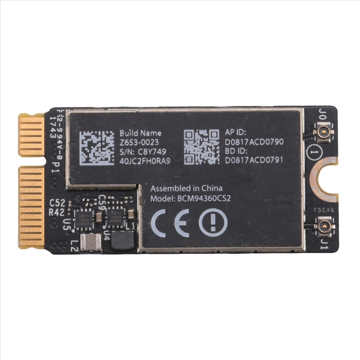 БеспроводнаяWi-FiкартаBCM94360CS2сBluetooth4.0802.11AcдляHackintosh
