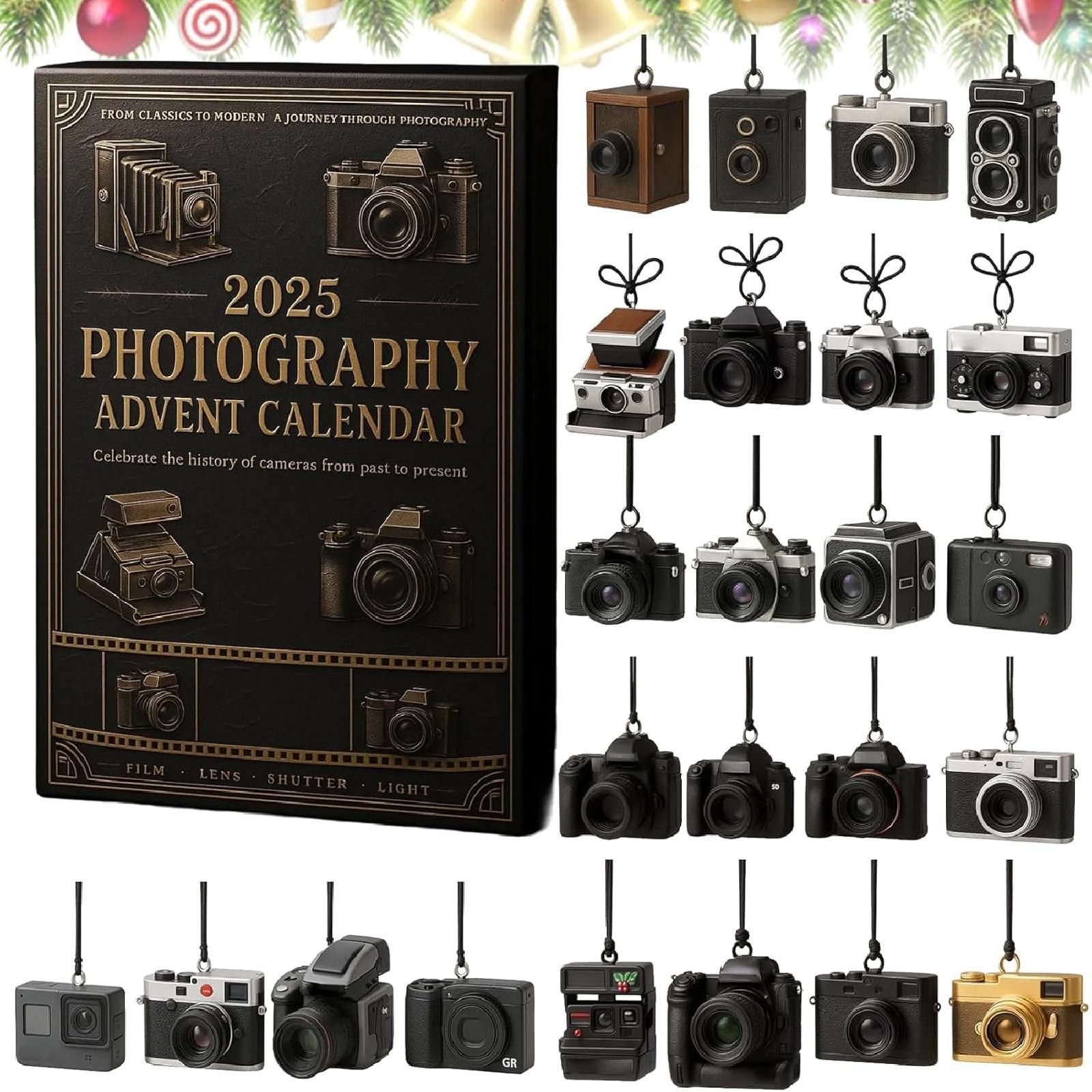 алендарь 2025 Camera Advent Countdown для рождественского декора купить ...