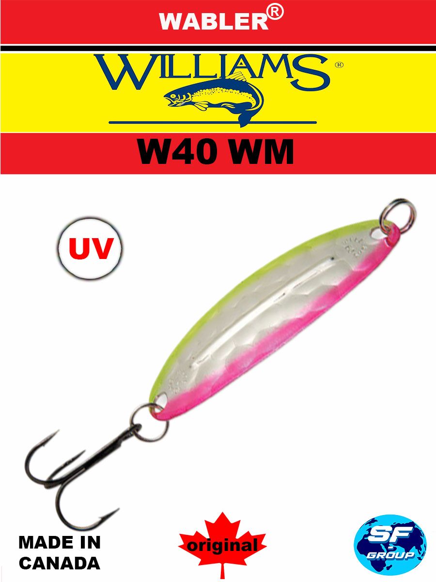 Блесна Williams W40 купить c доставкой на OZON по низкой цене (2042982590)