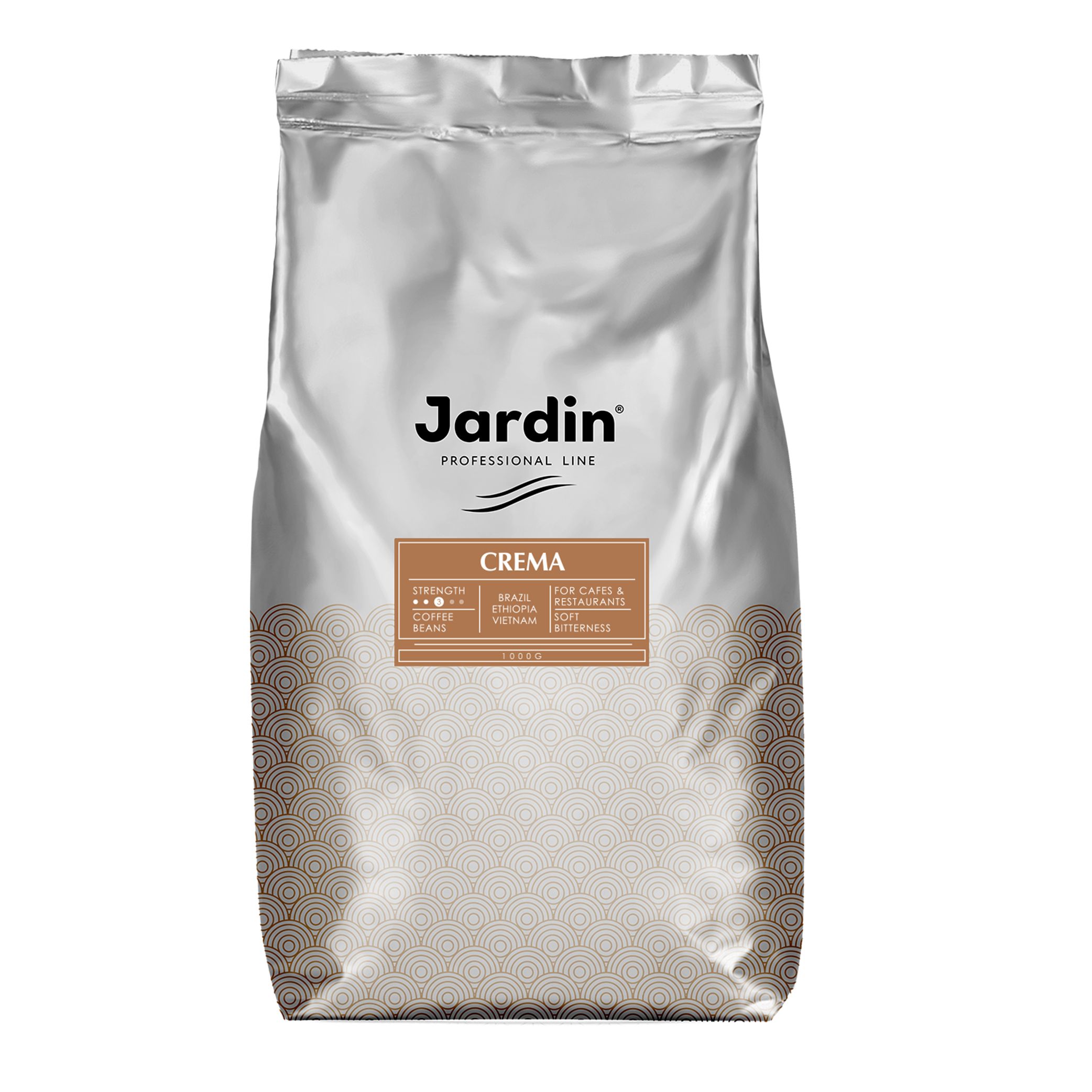 Кофе в зёрнах Jardin Crema, арабика, робуста, 1 кг