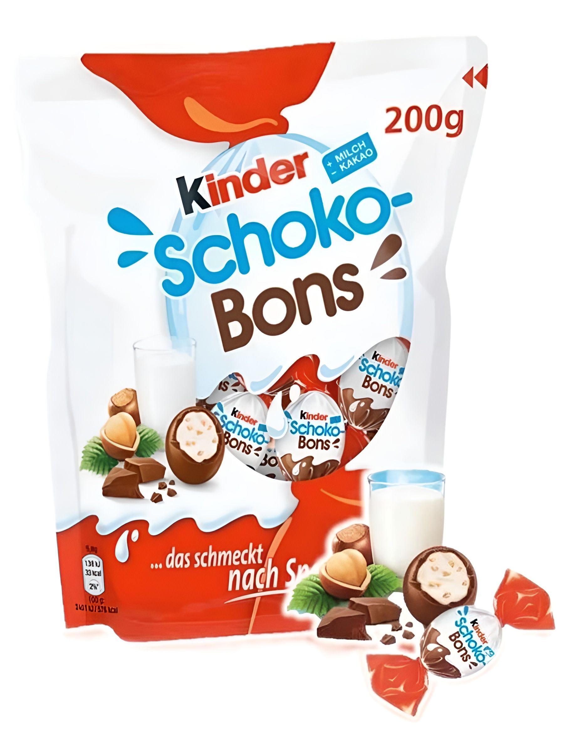 KinderSchoko-Bons,конфетысмолочно-ореховойначинкой,200гр
