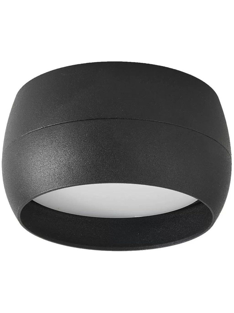 Светильник накладной General Lighting Systems Чаша 50Вт GX53 1 лампа IP20 9x9см черный спот #1