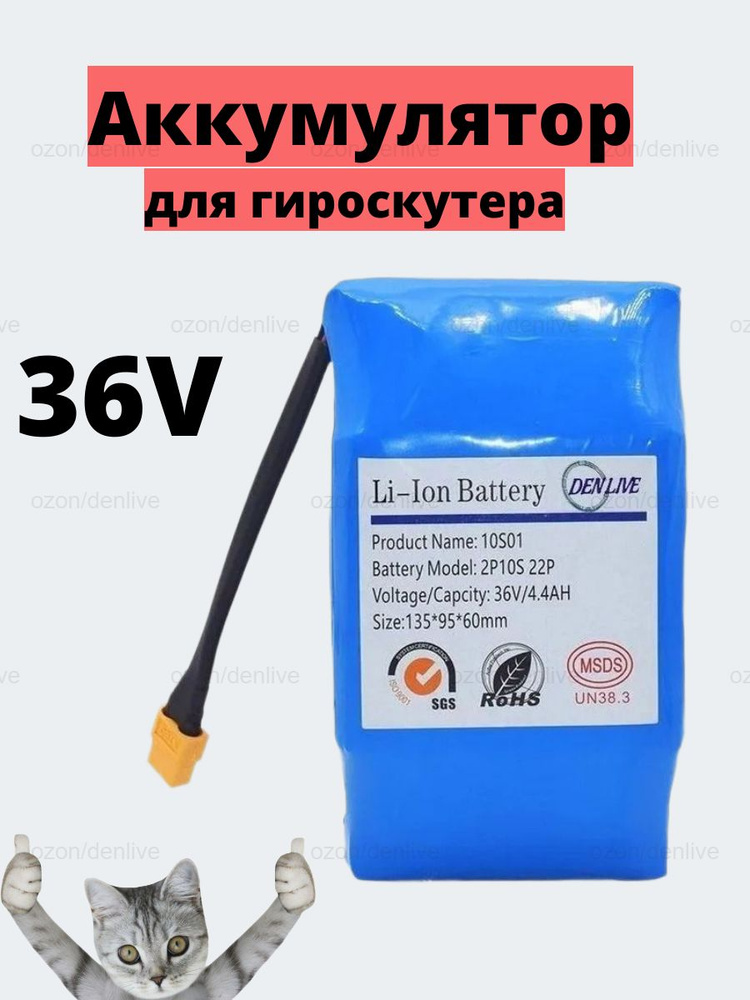 Аккумулятор для гироскутера 36V- 4.4Ah Smart Balance #1