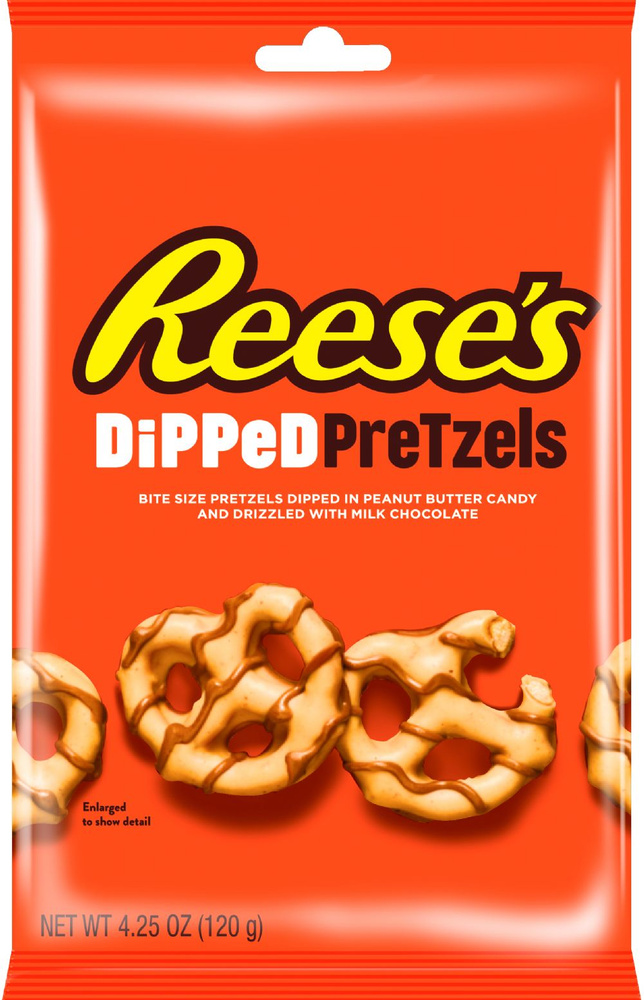 Крендельки Reese's Dipped Pretzels 120 гр #1