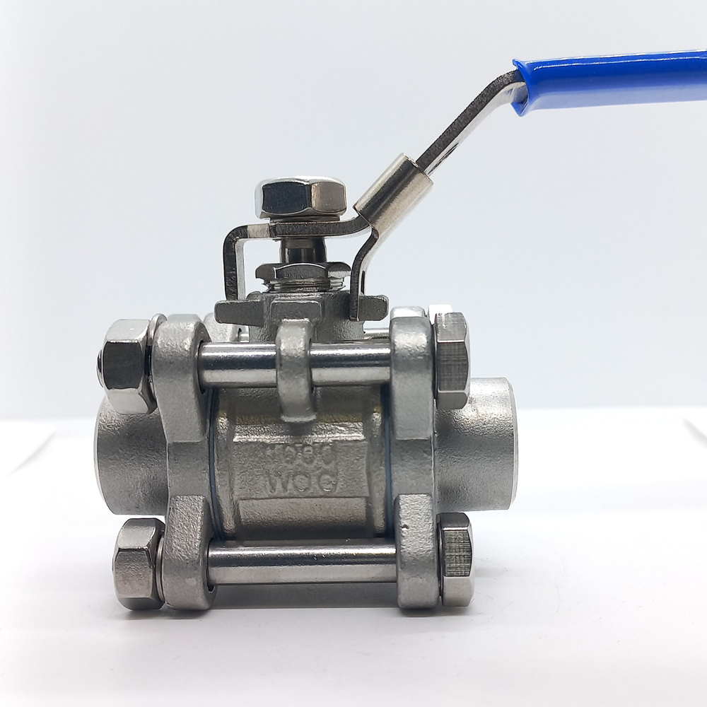 Кран шаровый сварной трехсоставной нержавеющий (приварной) 3PC DN 20 3/ ...