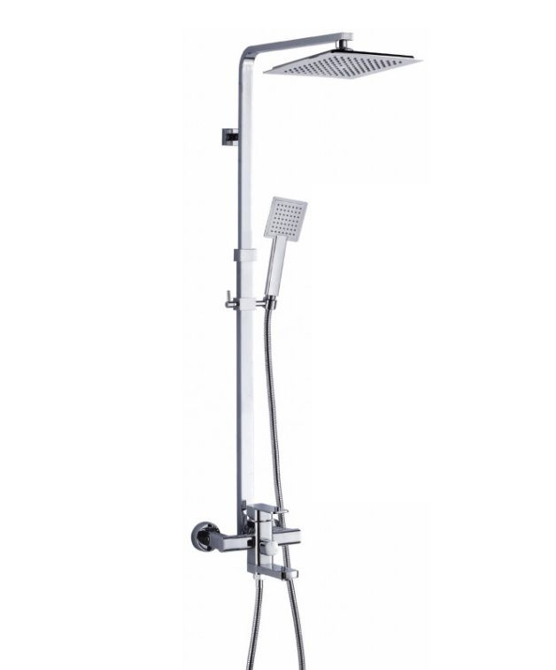 Душевая система со смесителем, тропическим и ручным душем, хром HANSEN ...