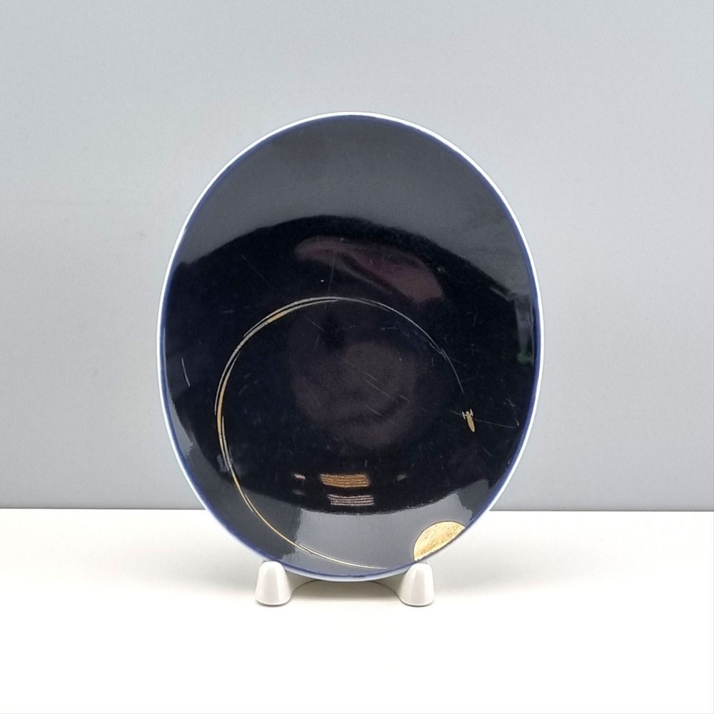 Винтажная тарелка "Спутник", "Космос". Советский минимализм. Фарфор ЛФЗ ...