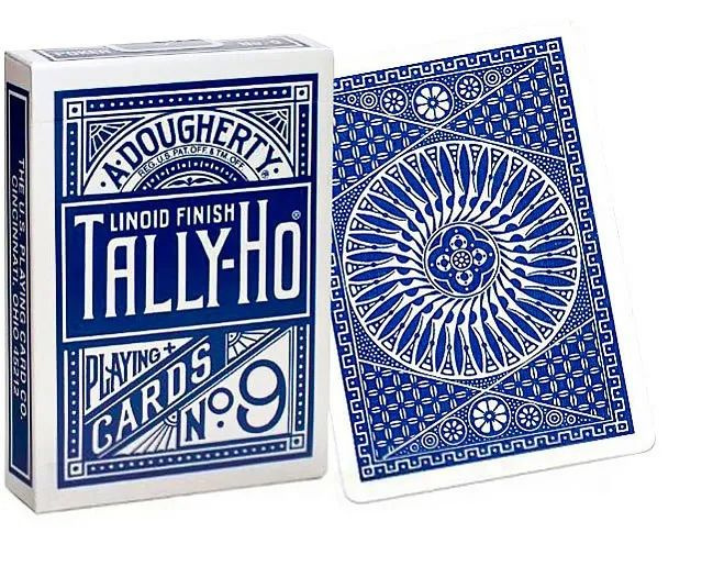 Карты "Tally-Ho Standard Index blue Circle " #1