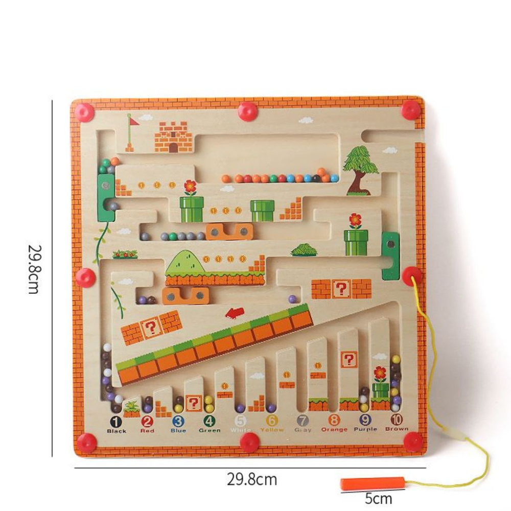 Развивающая игра Магнитный лабиринт - купить с доставкой по выгодным ценам  в интернет-магазине OZON (1416748280)