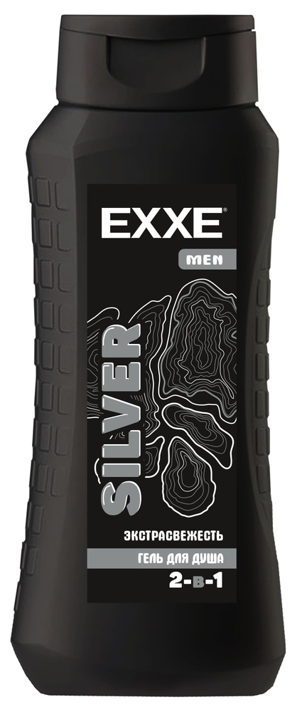 EXXE MEN Гель для душа мужской 2в1 "Экстрасвежесть" SILVER, 400 мл  #1