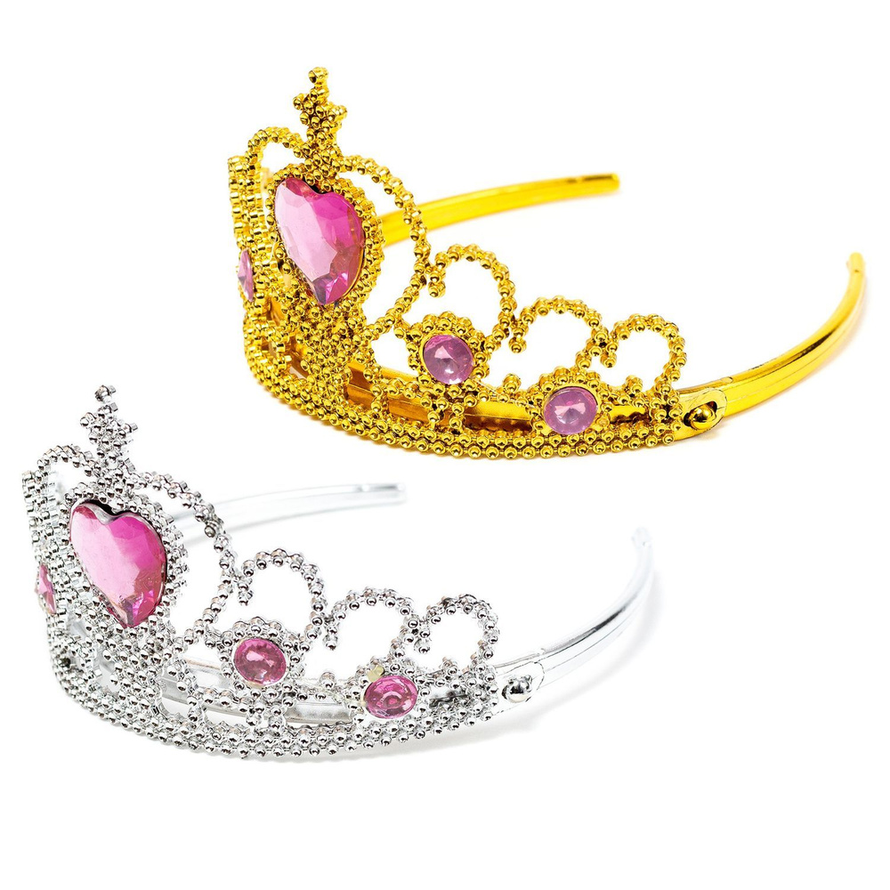 Корона принцессы со стразами , набор 2 шт - купить по доступным ценам в ...