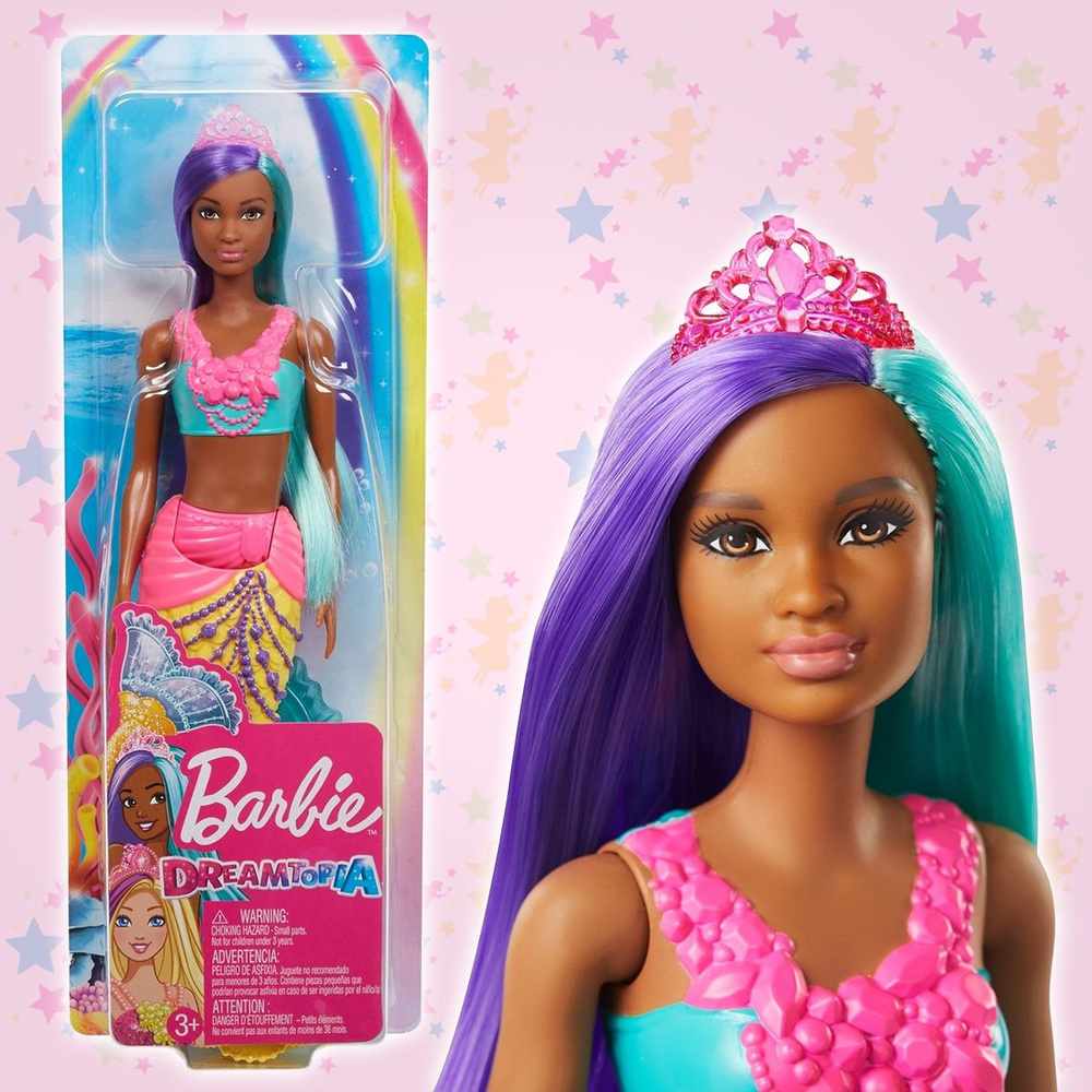 Кукла Barbie Русалочка 3 GJK10 #1