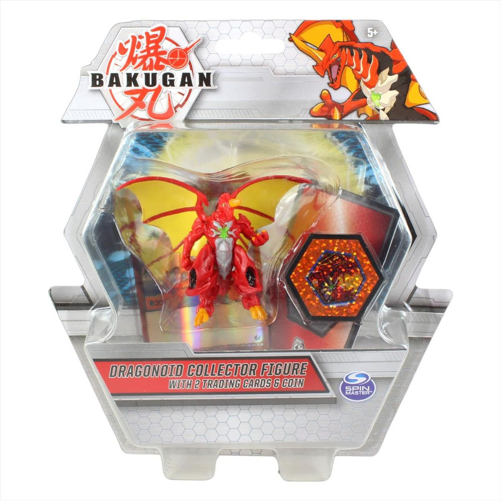 Фигурка Bakugan Dragonoid Collector Figure красный BK2471-01 - купить с  доставкой по выгодным ценам в интернет-магазине OZON (1424164809)