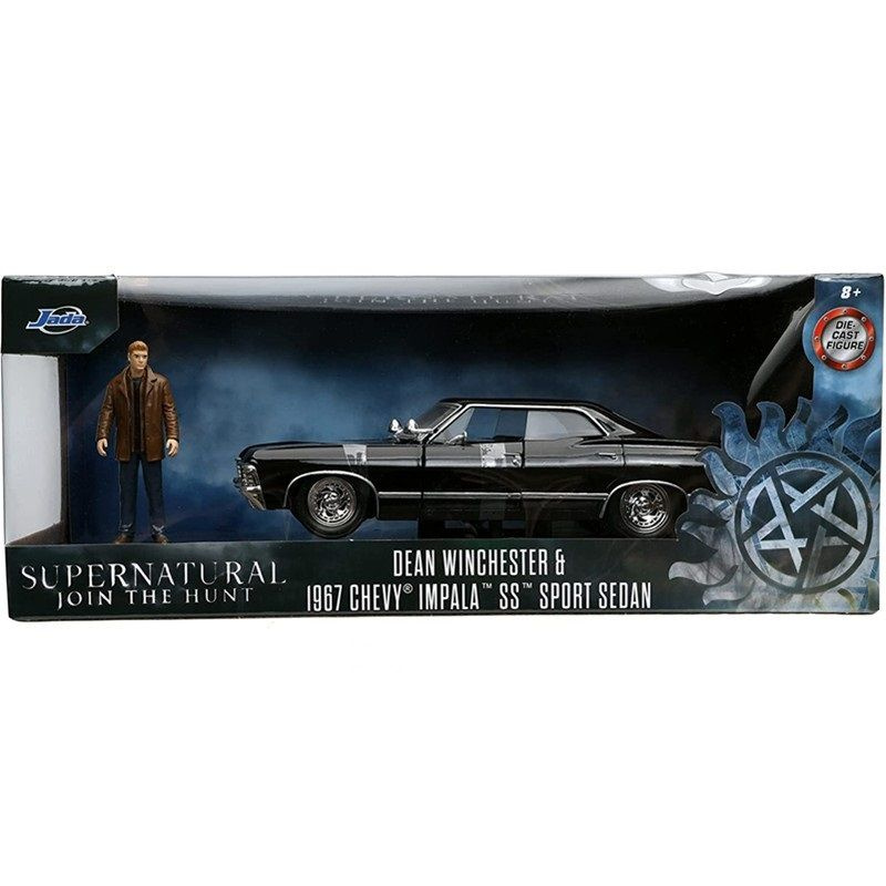 Jada Toys 1:24 Модель автомобиля,Сила зла Импала,Dean Winchester