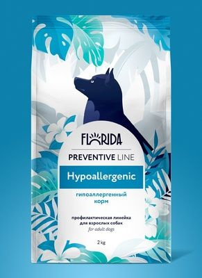 Сухой корм Florida Preventive Line Hypoallergenic для собак, с повышенной чувствительностью к компонентам, #1