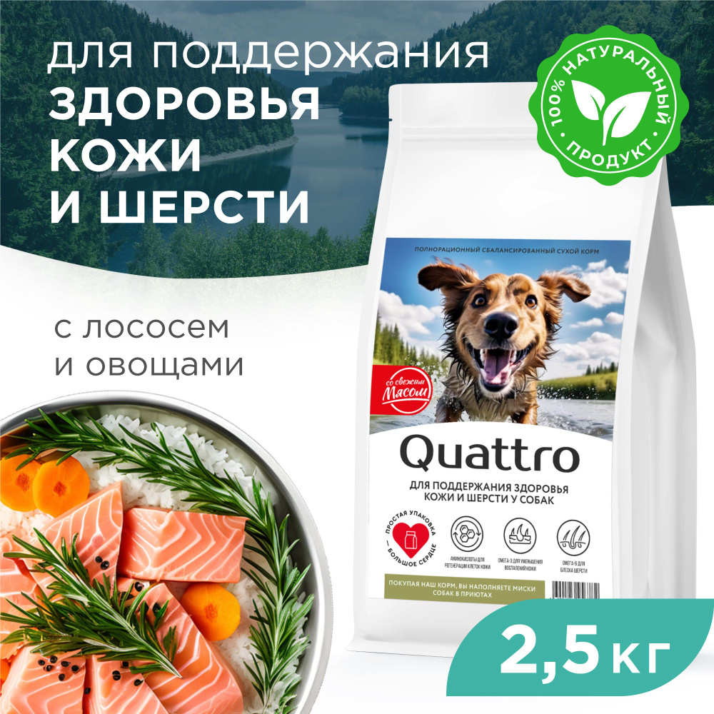 Корм сухой для взрослых собак средних и крупных пород, премиум ...