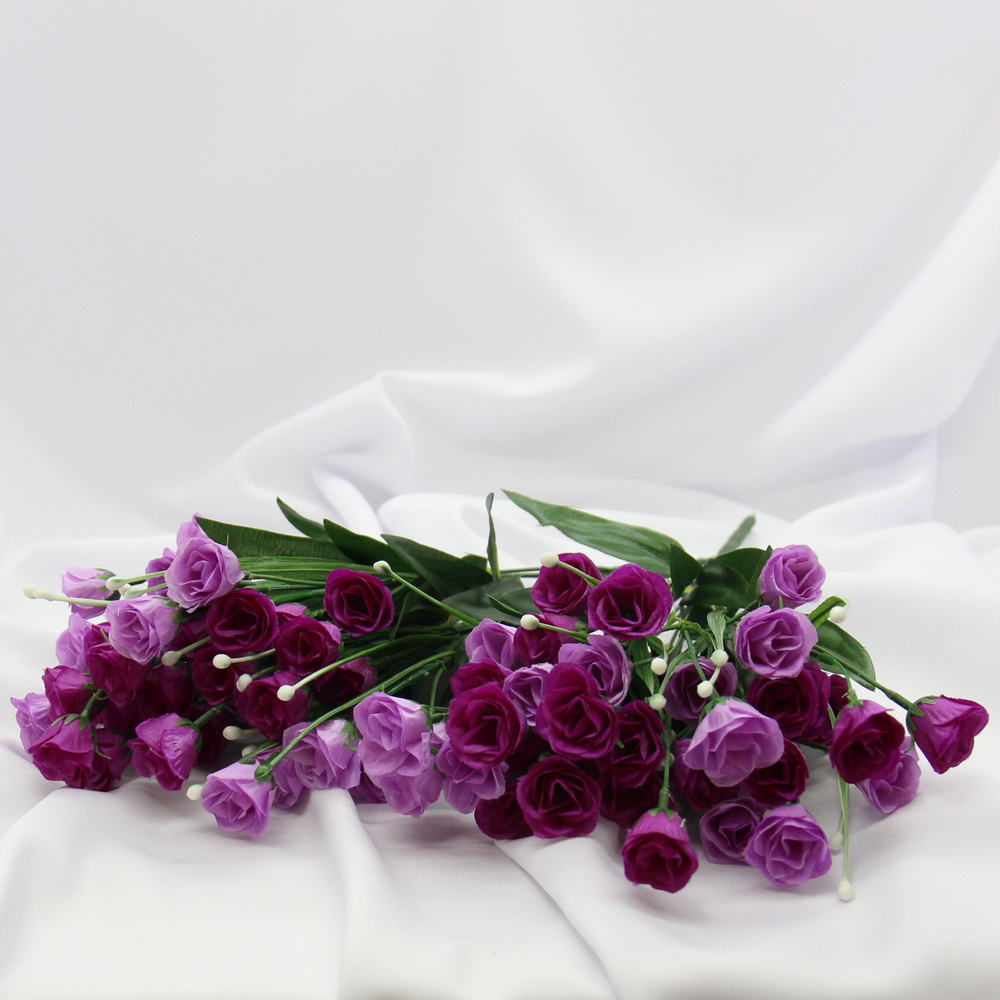 Купить Роза кустовая искусственная 2 букета по выгодной цене в интернет ...