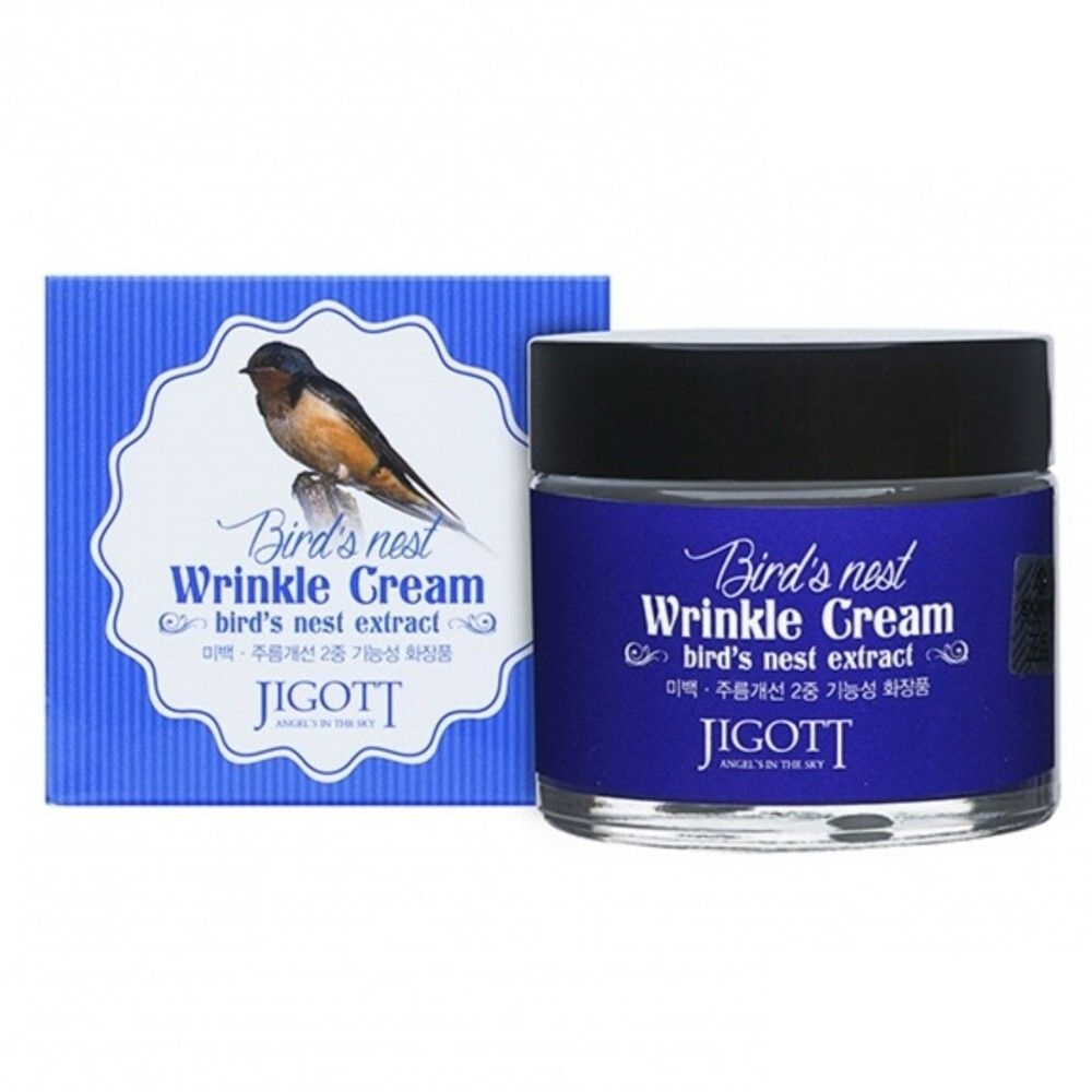 Восстанавливающий крем для лица с экстрактом ласточкиного гнезда Jigott BirdS Nest Wrinkle Cream, 70 #1