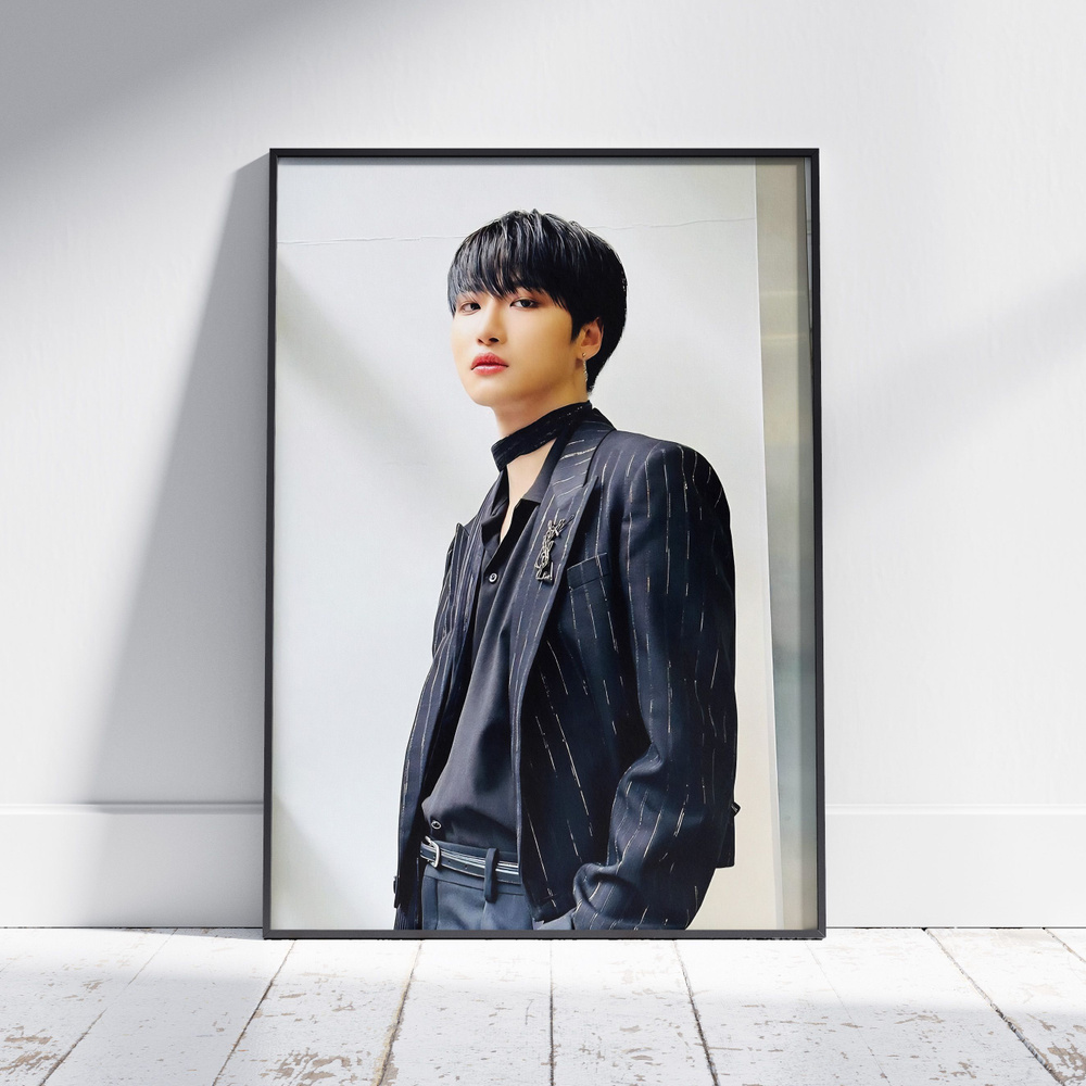 Плакат на стену для интерьера ATEEZ (Сонхва - Seonghwa 19) - Постер по K-POP музыке формата A3 (30x42 #1
