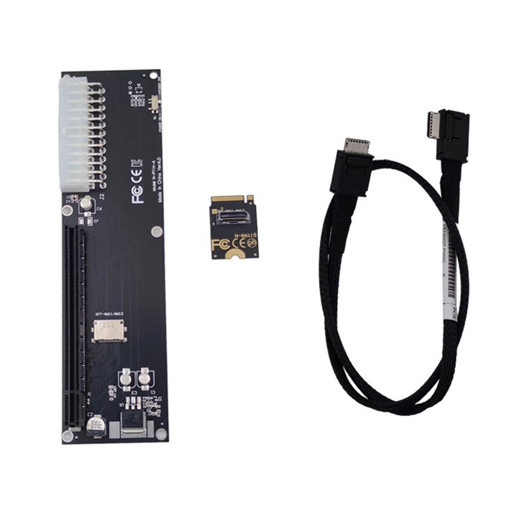 Хост-Адаптер PCI-E 3.0 M-Key M.2 - Oculink SFF-8612 SFF-8611 #1