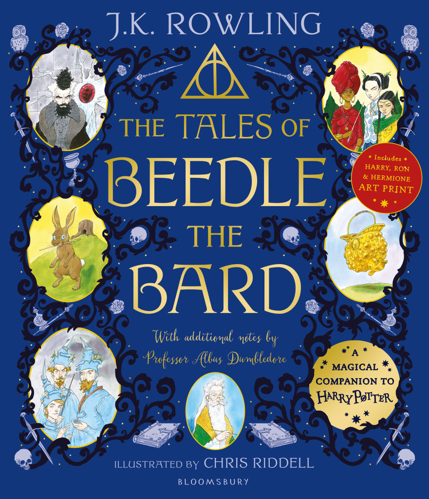 The Tales of Beedle the Bard. Illustrated Edition / Сказки Барда Бидля / Книга на Английском | Роулинг #1